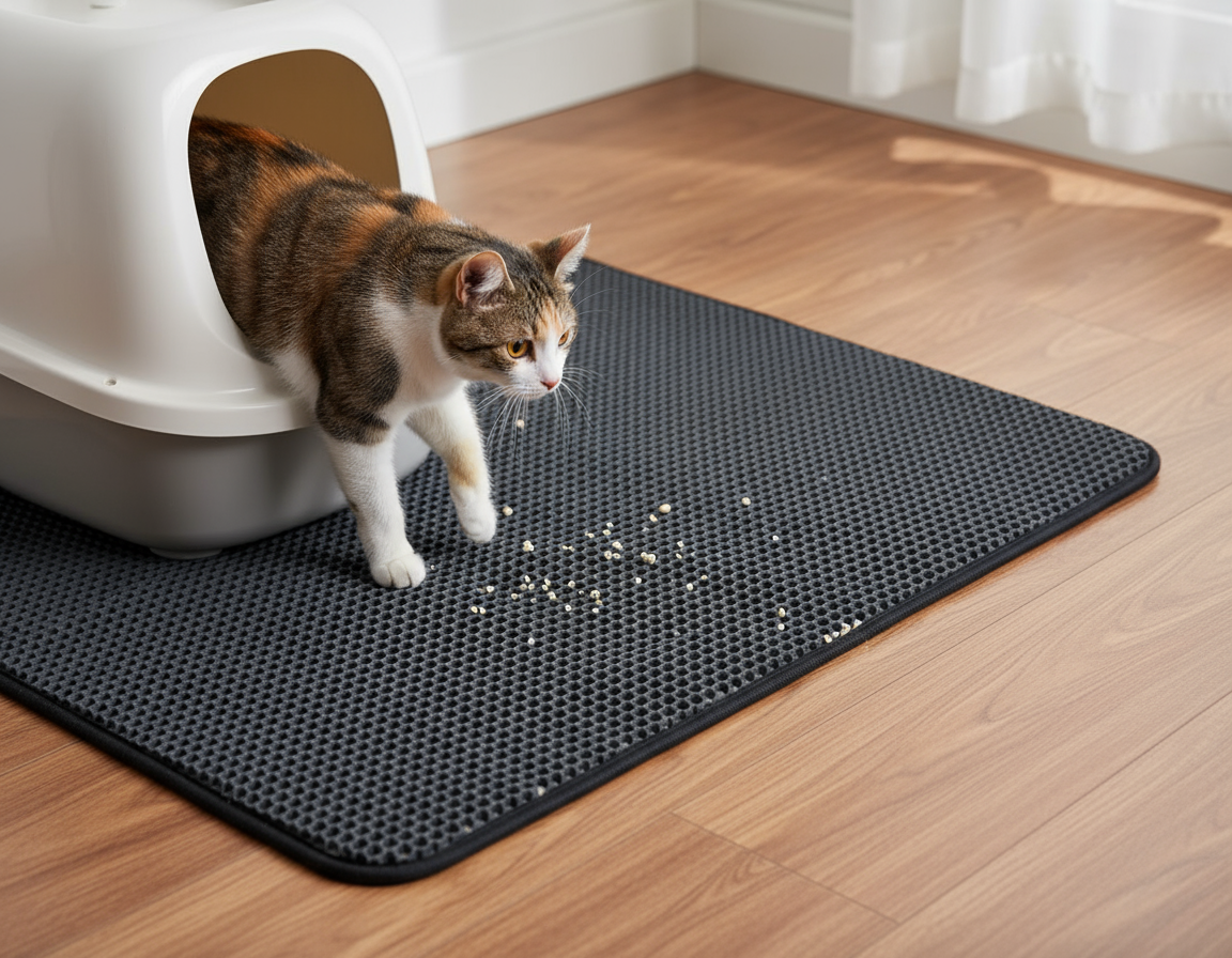 Tapete Atrapa Arena Para Gatos