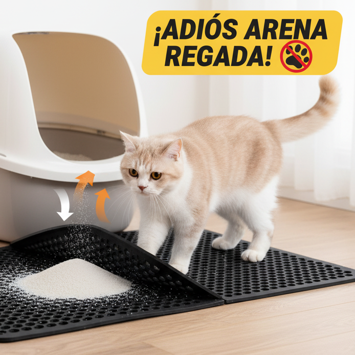 Tapete Atrapa Arena Para Gatos